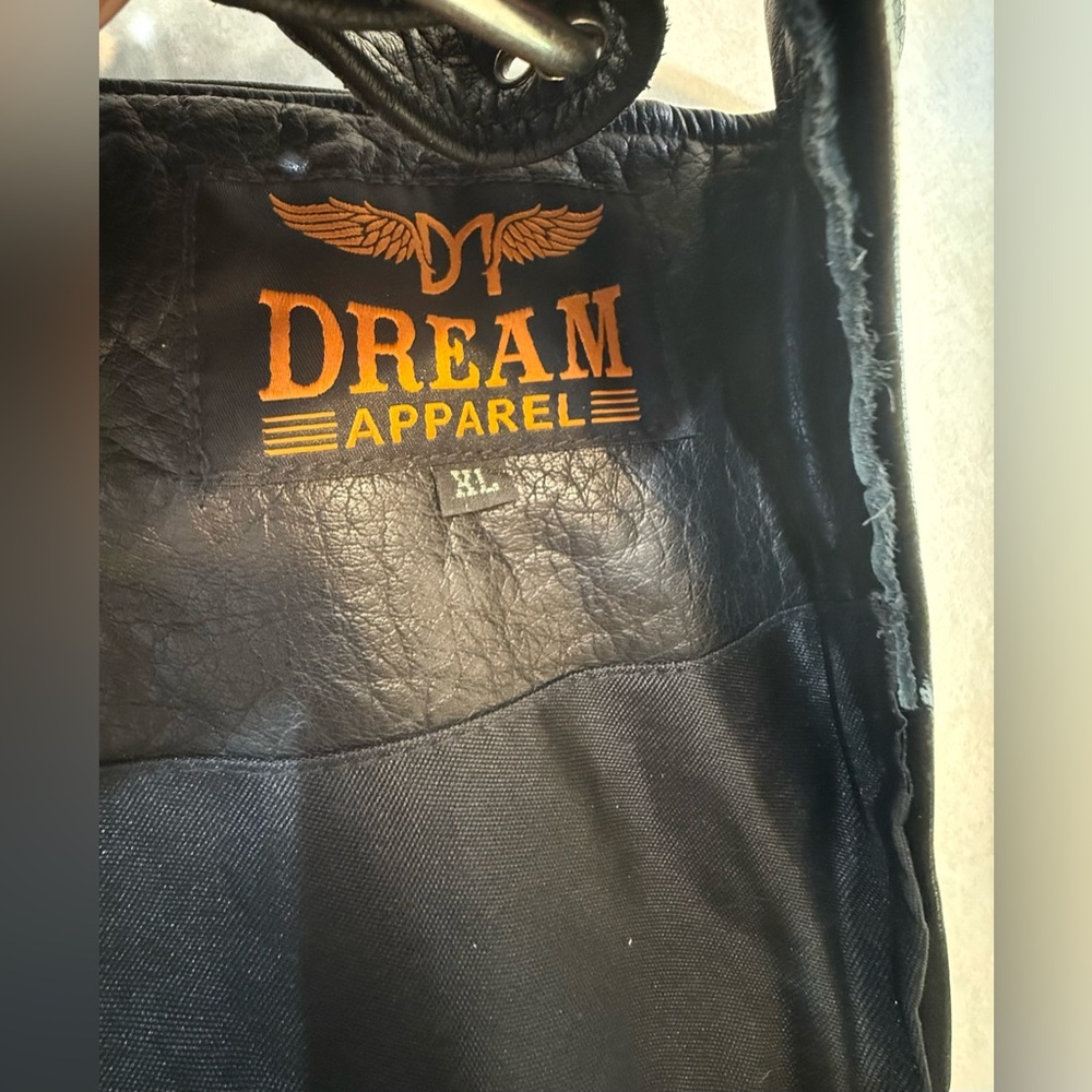 Leather Dream Apparel Men's Black Chaps/Pants SizeXL